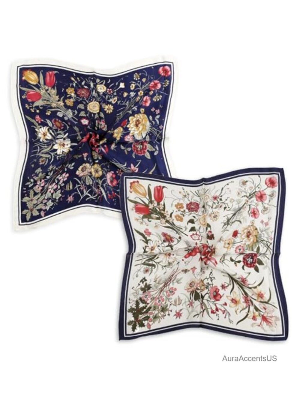 Satin Silk Head Scarf Neckerchief, Hair Bandana for Women Spring Summer